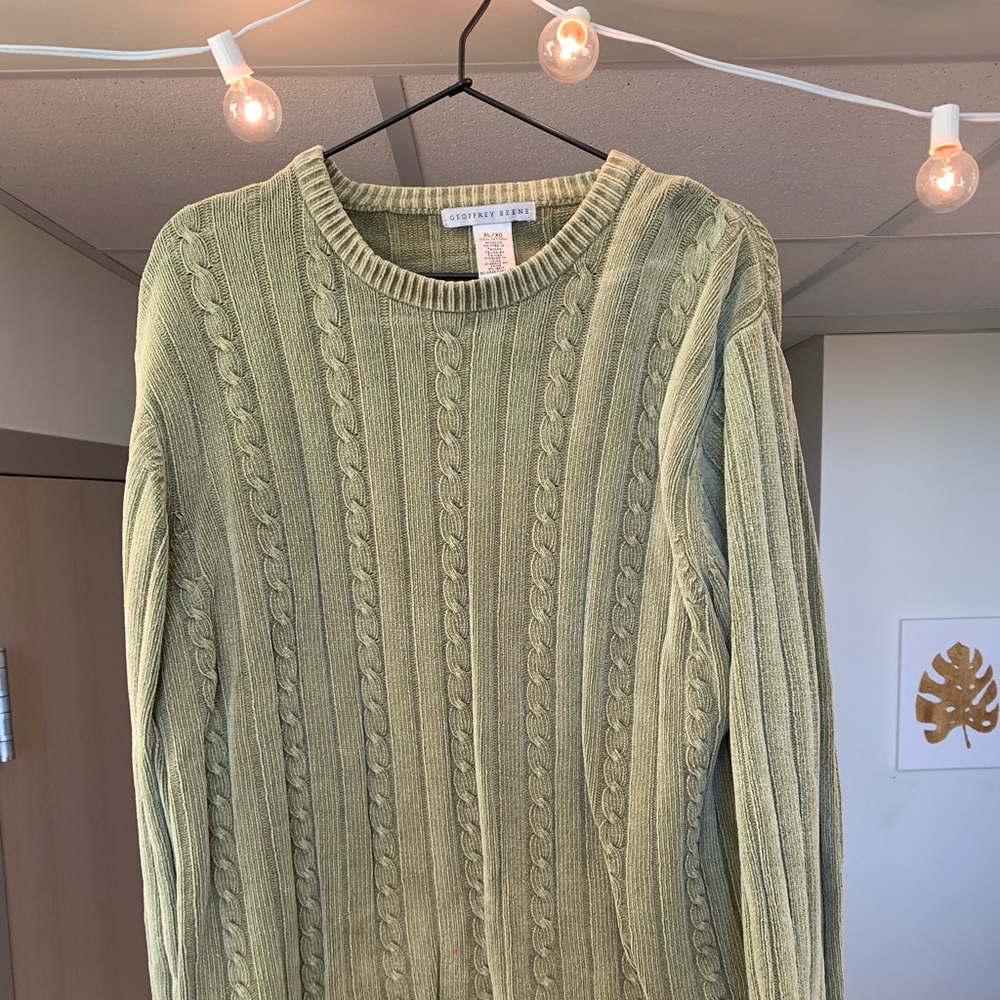 Green Knitted Sweater